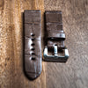 Belly Crocodile Strap in Mocha