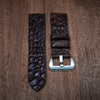 Hornback Crocodile Strap in Brown