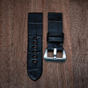 Belly Crocodile Strap in Bold Black