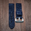 Hornback Crocodile Strap in Matte Navy