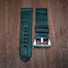 Belly Crocodile Strap in Dark Green