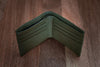 Large Crocodile Wallet in Forest Green