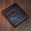 Large Crocodile Wallet in Brown