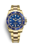 Rolex Submariner 40 Yellow Gold (Blue)