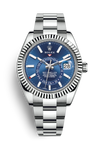 Rolex Sky-Dweller 42 Oystersteel & White Gold (Blue)